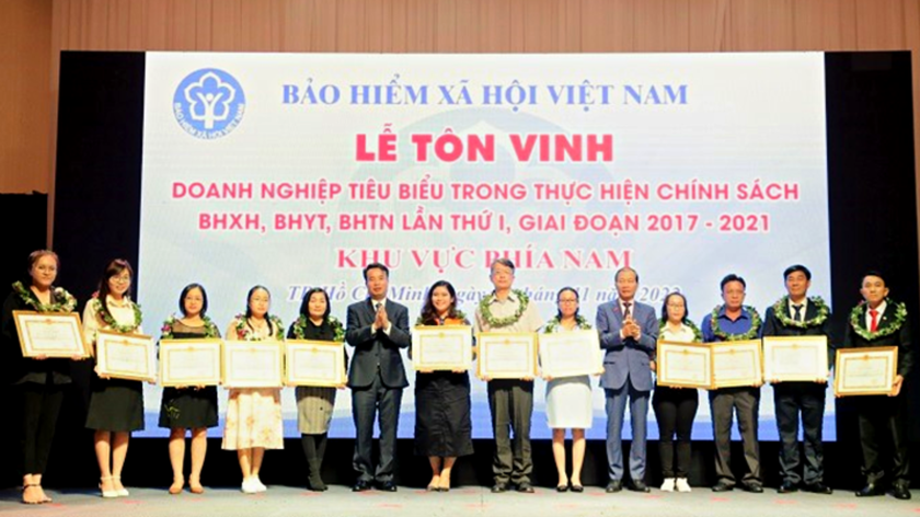 Một doanh nghiệp Tiền Giang được vinh danh tiêu biểu trong thực hiện chính sách BHXH, BHYT