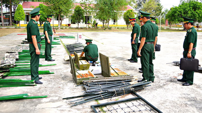 Kiểm tra công tác chuẩn bị huấn luyện năm 2023 tại Bộ đội Biên phòng Đồng Tháp