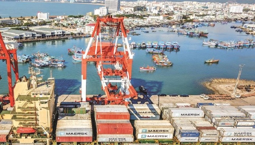 Dự án cảng tổng hợp quốc tế Long Sơn sử dụng 343ha. Ảnh minh họa.