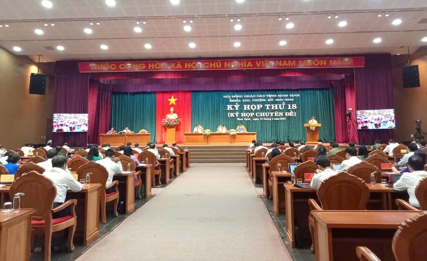 Quang cảnh kỳ họp.