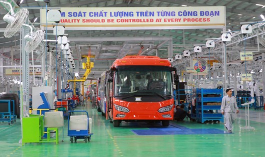 Nhà máy Bus Thaco có quy mô lớn nhất Đông Nam Á