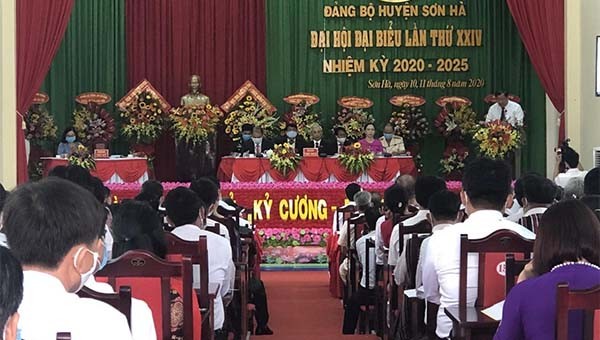 Đại hội Đảng bộ huyện Sơn Hà, Quảng Ngãi