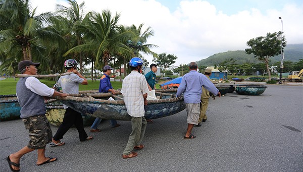 Đà Nẵng đang ứng phó bão số 9.