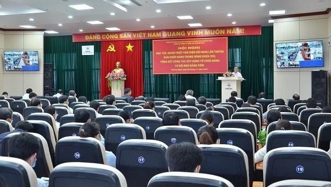 Quang cảnh buổi học tập.