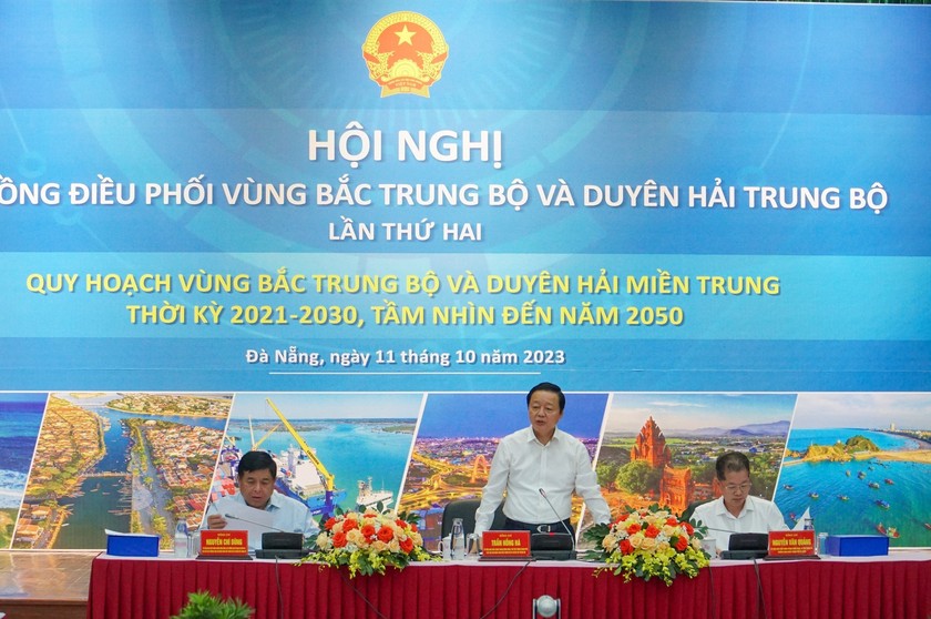 Phó Thủ tướng Trần Hồng Hà chủ trì Hội nghị Hội đồng điều phối vùng Bắc Trung Bộ và Duyên hải Trung Bộ lần thứ 2.