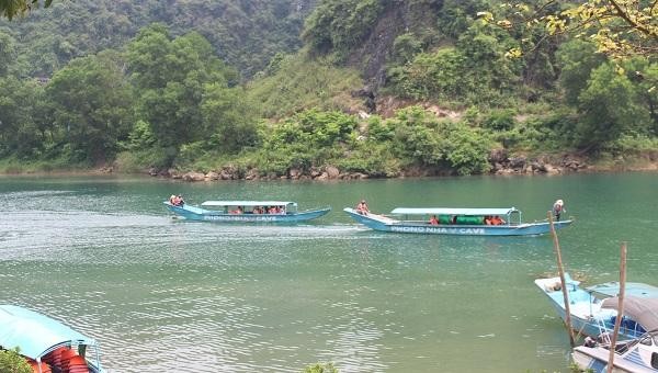 Sông Son, nơi xảy ra vụ học sinh lớp 1 Trường tiểu học số 3 Phong Nha đuối nước dẫn đến tử vong