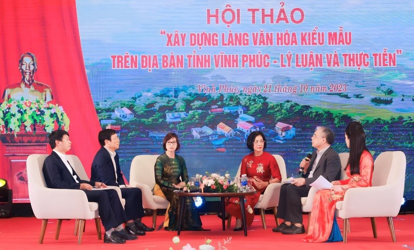 Vĩnh Phúc tổ chức Hội thảo khoa học xây dựng Làng văn hóa kiểu mẫu