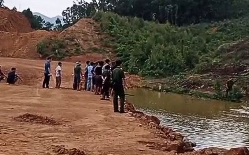 Vĩnh Phúc: Hai học sinh đuối nước tử vong cạnh công trường dự án đường vành đai 5