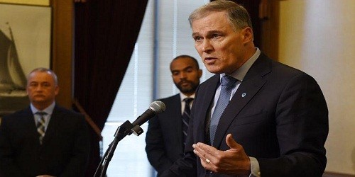 Thống đốc Washington Jay Inslee. Ảnh: AP