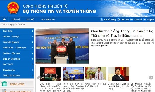 Bộ Thông tin và Truyền thông có "cổng" mới