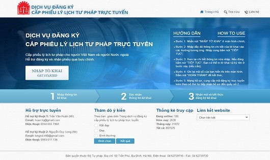 Cần sớm triển khai cấp Phiếu Lý lịch tư pháp trực tuyến