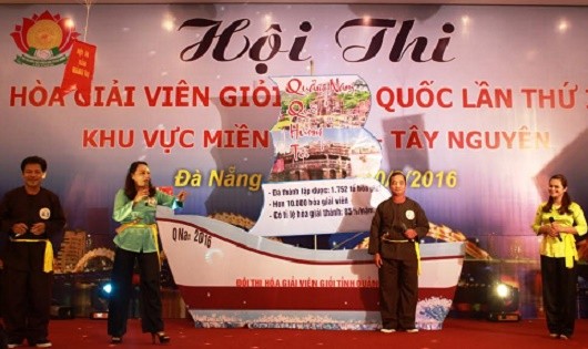 Tiết mục dự thi của đội Quảng Nam.