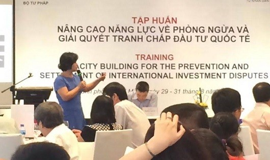 Tập huấn nâng cao năng lực là một hoạt động cần thiết trong công tác giải quyết tranh chấp đầu tư quốc tế.