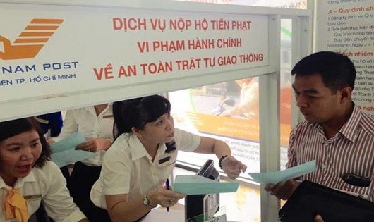 Nhanh chóng thêm quy định được nộp phạt vi phạm  giao thông qua bưu điện