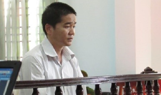 Bị cáo Dũng tại phiên tòa phúc thẩm ngày 23-5. Ảnh: N.NAM
