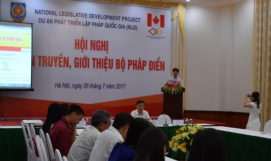 Một hội nghị giới thiệu Bộ pháp điển do Bộ Tư pháp tổ chức