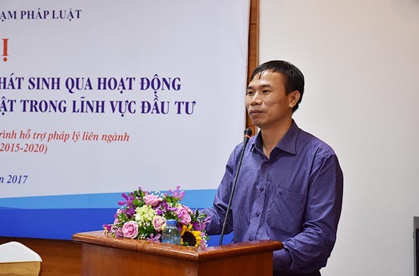 Ông Đồng Ngọc Ba, Cục trưởng Cục KTVBQPPL, Bộ Tư pháp