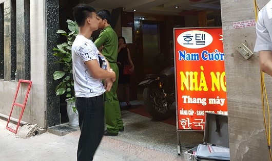 Nhà trọ nơi Long 'ma' gây án.