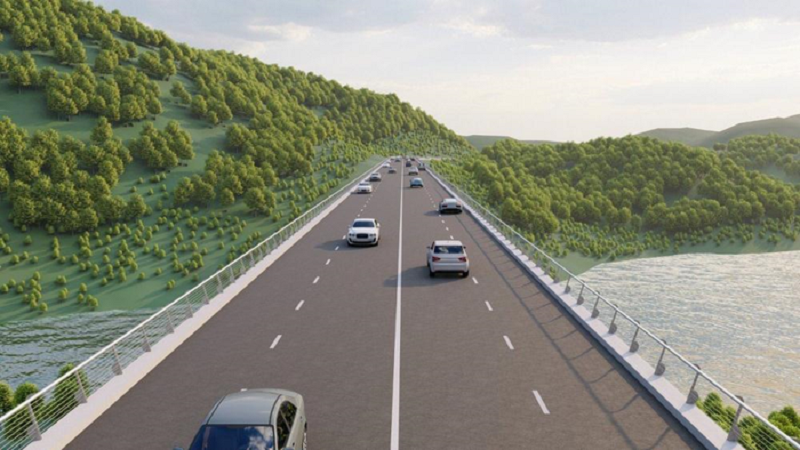 Phối cảnh dự án đường cao tốc Đồng Đăng - Trà Lĩnh.
