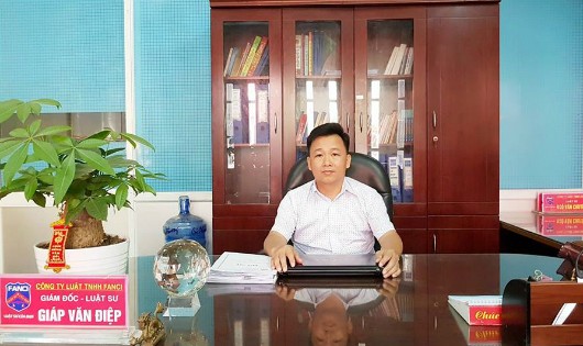 Luật sư Giáp Văn Điệp.