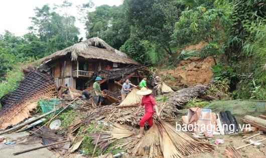 Lũ ống, sạt lở đất ở Hà Giang làm 1 người chết, 1 người mất tích