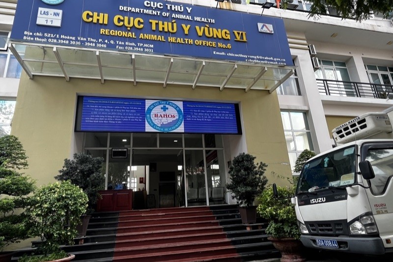 Trụ sở Chi cục Thú y vùng VI.(Ảnh Internet)