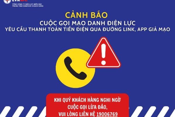 Cảnh giác cuộc gọi giả danh nhân viên điện lực để lừa đảo