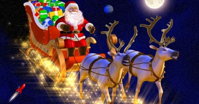 Trên hành trình mang quà đến với các bạn nhỏ, ông già Noel bị mắc kẹt bởi rác thải nhựa và bụi bẩn