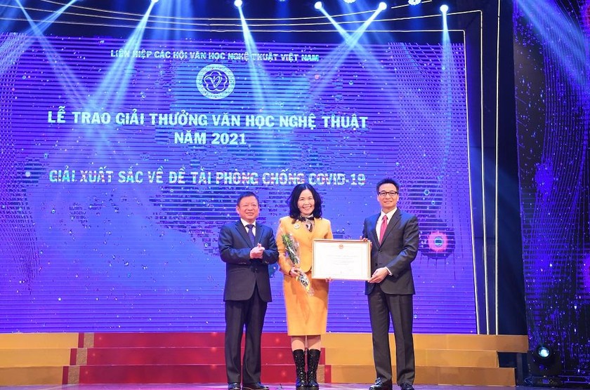 “Niềm tin tất thắng” đạt giải thưởng tác phẩm nghệ thuật xuất sắc về đề tài phòng chống COVID-19