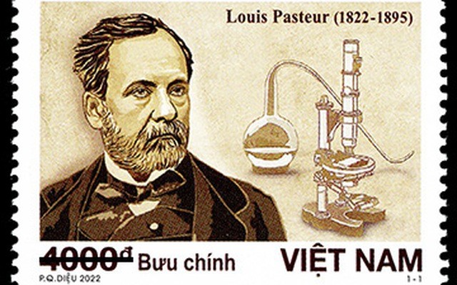 Phát hành bộ tem kỷ niệm 200 năm sinh nhà khoa học Louis Pasteur