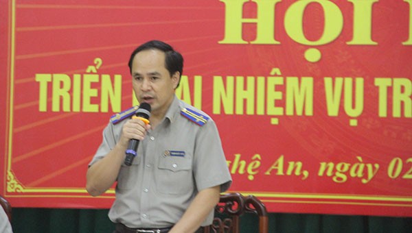 Cục trưởng Cục THADS Nghệ An Phạm Quốc Nam