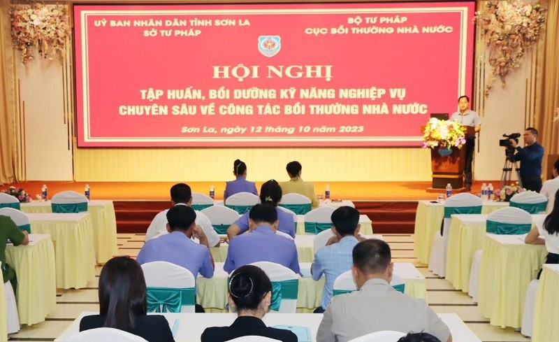 Hội nghị tập huấn, bồi thường kỹ năng nghiệp vụ chuyên sâu về công tác bồi thường Nhà nước.