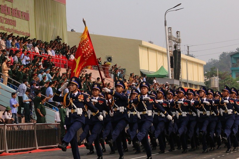 Sơ duyệt diễu binh, diễu hành Kỷ niệm 70 năm Chiến thắng Điện Biên Phủ