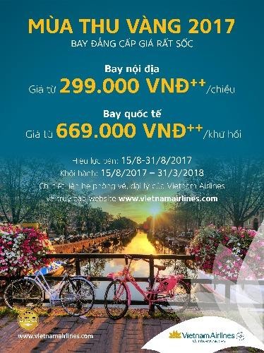 Thông tin chi tiết truy cập trang web www.vietnamairlines.com