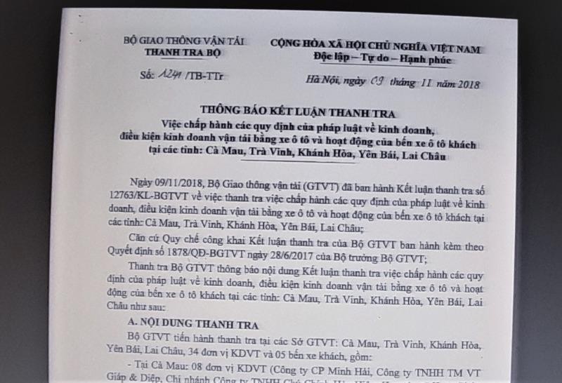 Phần lớn các “Kết luận thanh tra” được công khai đều là những vấn đề  không nhạy cảm, ít “va chạm”