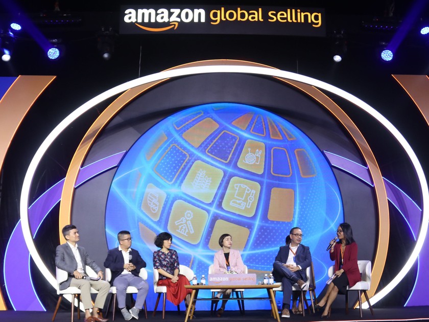 Hội nghị Thương mại điện tử (TMĐT) xuyên biên giới Amazon 2023 chủ đề “Vững bước tăng trưởng”.