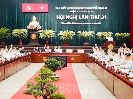 Hội nghị lần thứ 31 Ban Chấp hành Đảng bộ Thành phố Hồ Chí Minh khóa XI (mở rộng) được tổ chức từ ngày 13 đến ngày 14/6.