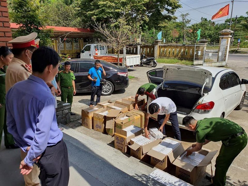 Số thuốc lá không rõ nguồn gốc.