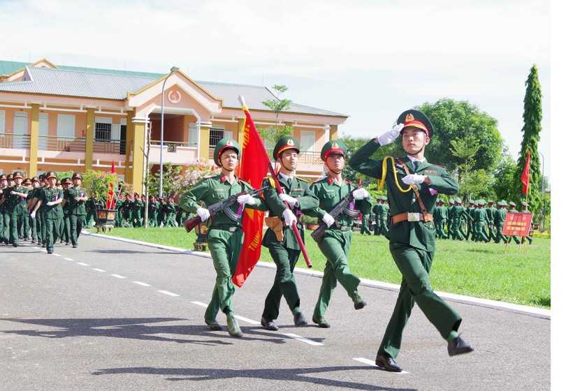 Lễ tuyên thệ chiến sĩ mới năm 2024.