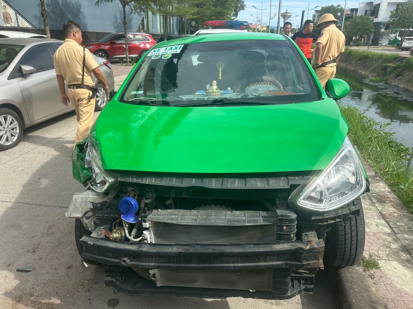 Hiện trường vụ tai nạn.