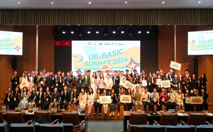 Lễ Tổng Kết “UIIxBASIC Summit 2024” tại Cơ sở B, trường Đại học Kinh tế TP HCM