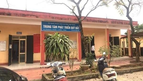 Trụ sở Trung tâm Phát triển Quỹ đất huyện Yên Bình. 