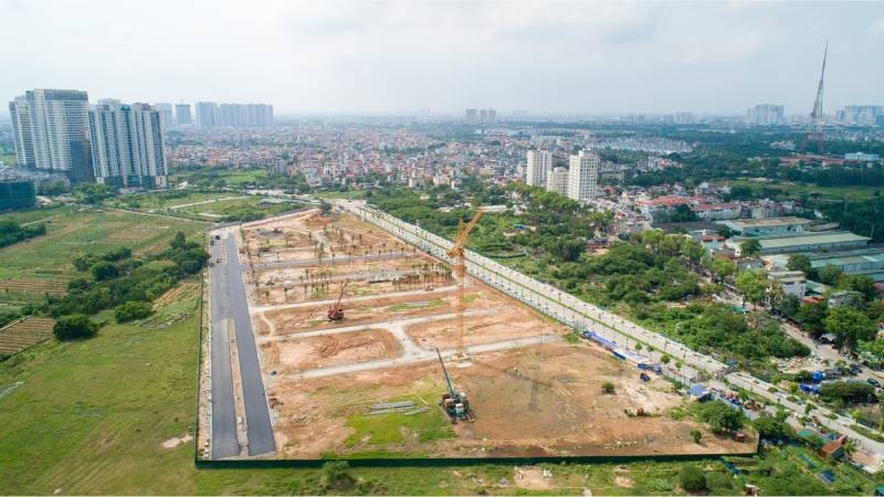 FLC Premier Parc đẩy mạnh thi công hoàn thiện hạ tầng khu đô thị