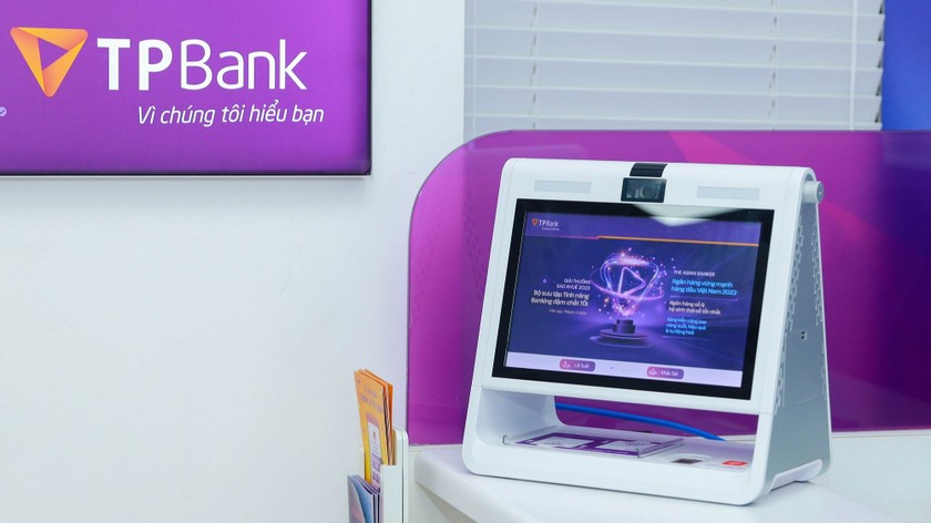 Trợ lý số tại quầy TPBank.