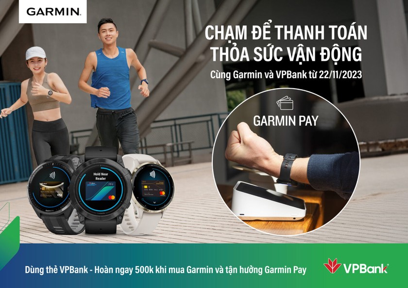 Garmin Pay chính thức ra mắt tại Việt Nam: Thanh toán tiện lợi và bảo mật hơn chỉ với một chạm 