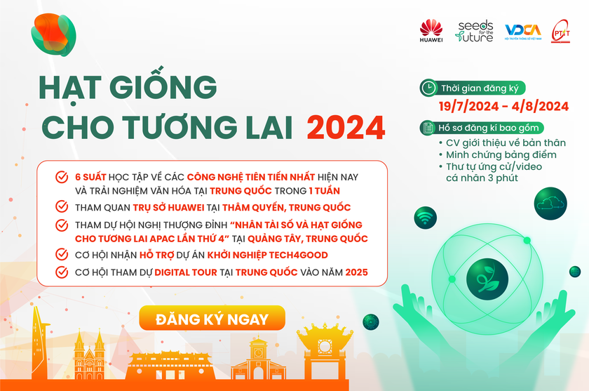 Huawei Việt Nam chính thức khởi động chương trình 'Hạt giống cho Tương lai 2024'