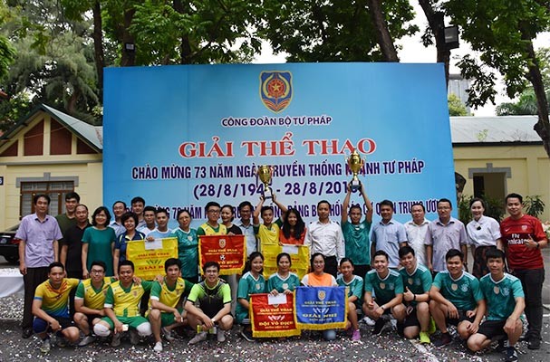 Ấn tượng Giải thể thao chào mừng 73 năm Ngày truyền thống Ngành Tư pháp Việt Nam