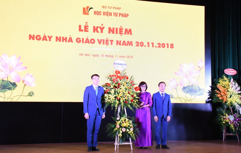 Học viện Tư pháp tổ chức Lễ kỷ niệm chào mừng Ngày Nhà giáo Việt Nam 20/11