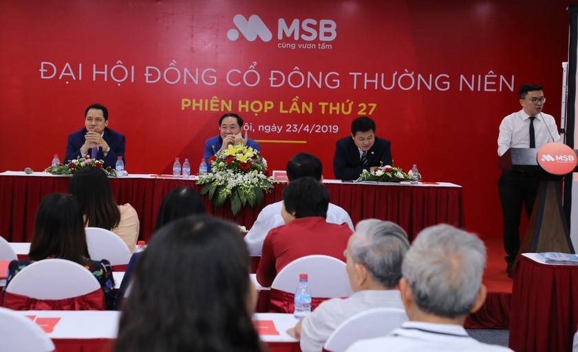 Đại hội cổ đông thường niên của MSB năm 2019