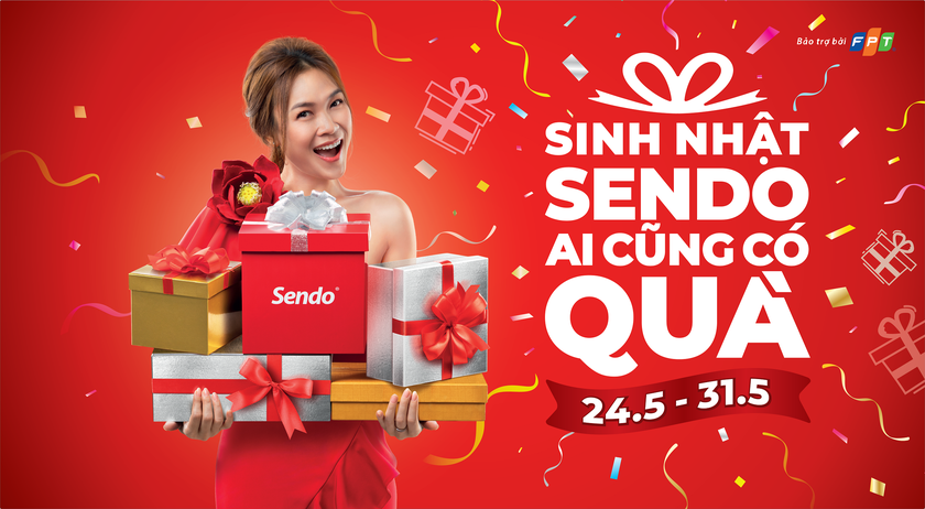 Sendo tổ chức chương trình mua sắm lớn nhất đầu năm, mừng sinh nhật 7 tuổi từ 24/5/2019 đến 31/5/2019